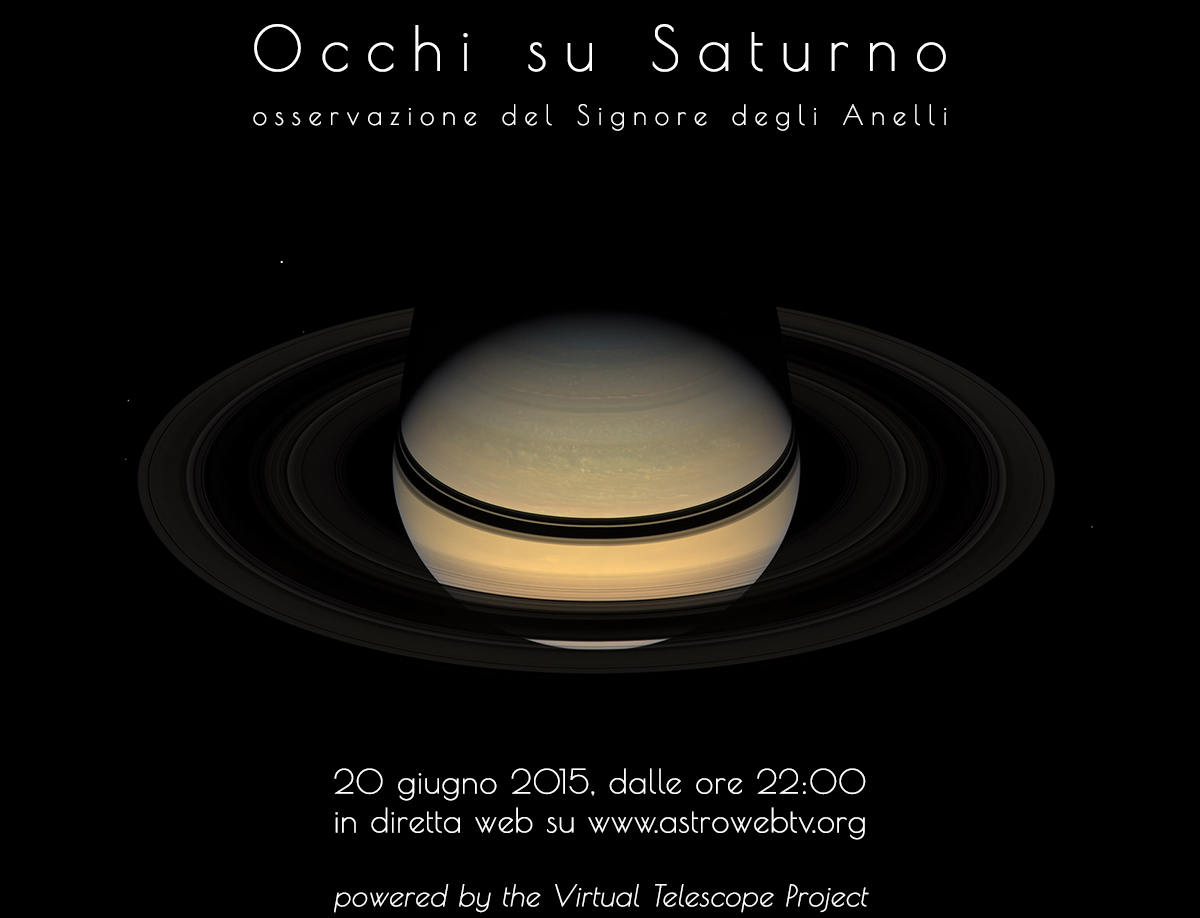 Scopri di più sull'articolo “Occhi su Saturno”: evento online (20 giugno 2015)