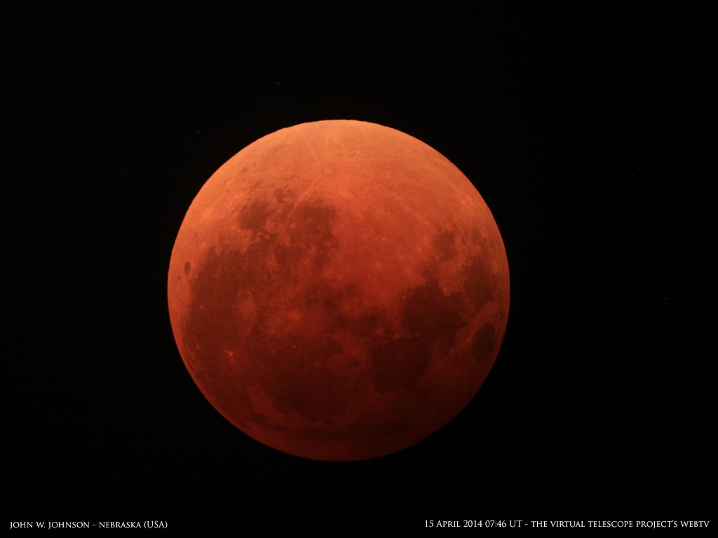15 Aprile 2014: eclissi totale di Luna