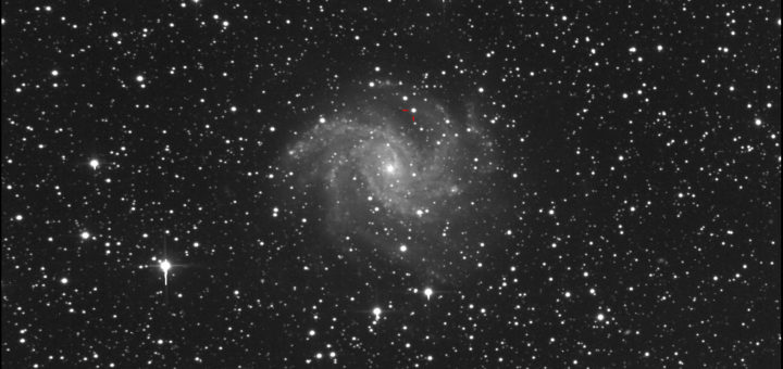 Supernova SN 2017eaw e NGC 6946: 25 maggio 2017