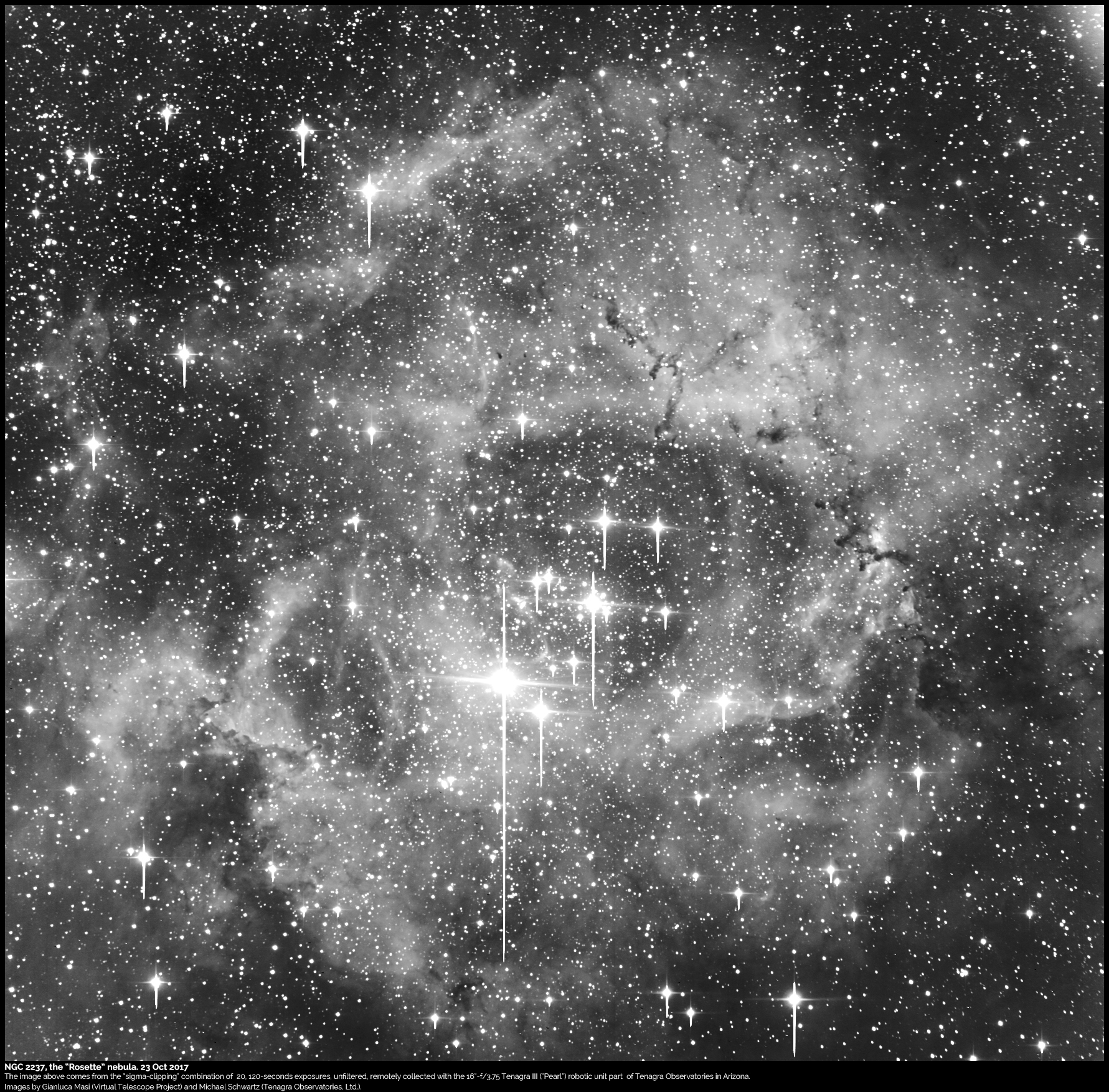 Scopri di più sull'articolo NGC 2237, la “Rosetta” del cielo – 23 ottobre 2017